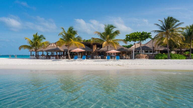 Beach In Fort Myers And Restaurants