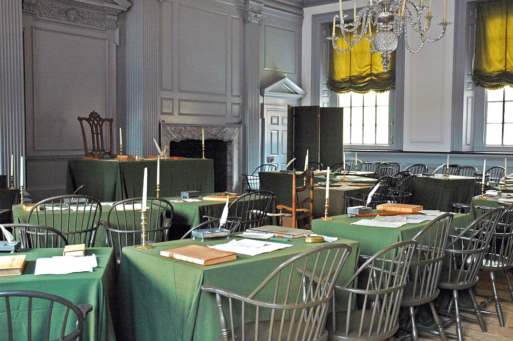 Inside Independence Hall